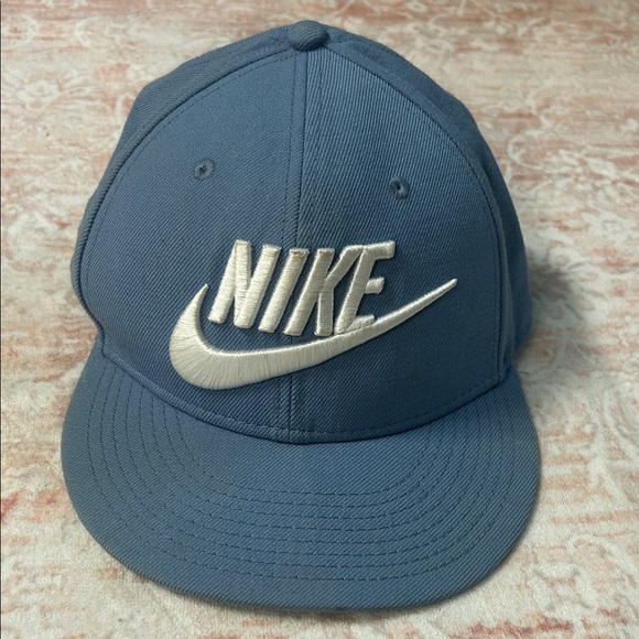 Nike Blue Hat with White Logo - Picture 1 of 3